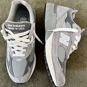 New Balance Made in USA 993 Grey Sneakers - Mens 10.5